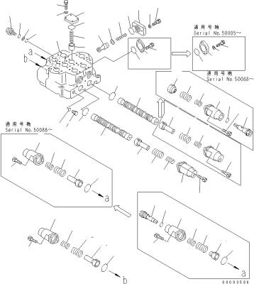 China 709-12-14303 709-12-14302 709-12-14301 For Komatsu WA1200-3 WHEEL LOADERS Hydraulic Main Control Valve  Construction Machinery Parts Aftermarket High quality Original for sale