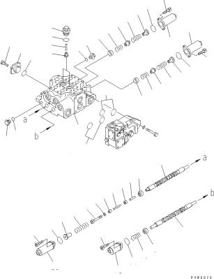 Κίνα 700-92-34000 7009234000 709-90-53400 Για την Komatsu WD500-3 WD600-3 ΠΑΡΑΓΑΤΙΚΟΥΣ ΠΑΡΑΓΑΤΙΚΟΥΣ Υδραυλικές κυριότερες βαλβίδες ελέγχου κατασκευαστικών μηχανημάτων προς πώληση