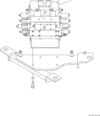 China 723-44-12100 723-44-12101 723-45-12101 723-45-12100 For Komatsu WA500-6 WA500-6R WHEEL LOADERS Hydraulic Main Control Valve  Construction Machinery Parts Aftermarket High quality Original for sale