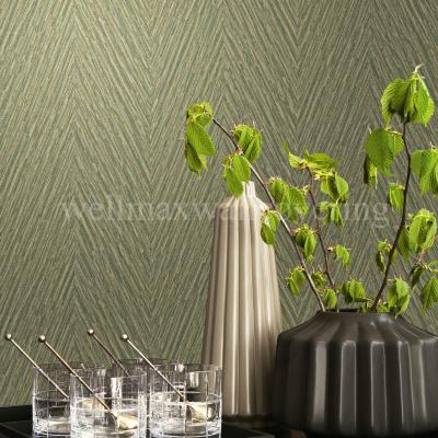 China 2021 PVC wallpaper geometric simple hotel wallpaper waterproof breathing project wallpaper for sale