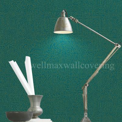 China 2021 PVC Wallpaper Simple Hotel Wallpaper Waterproof Breathing Project Wallpaper for sale