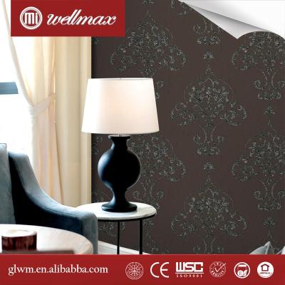 China 2017 Design Wide Breathing PVC Brown Classic Wallpaper for sale