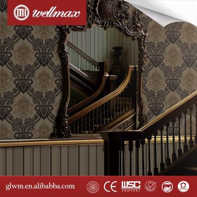 China Wellmax 1.06m Width Natural Flower Breathing Nonwoven Wallpapers For Bedrooms / Home Decor Wallpaper Wall Covering Wholesale Wallcovering for sale