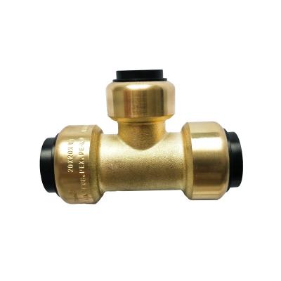 China Lead-free brass push to connect SI fittings for sale