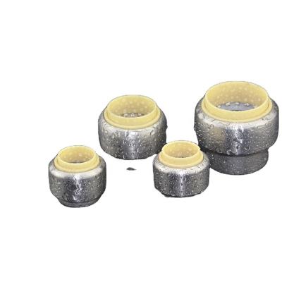 China Lead Free Stainless Steel Push Fit Cup Stop End for sale