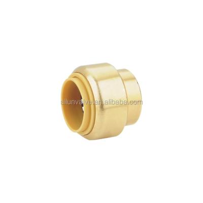 China Lead Free Brass 1/2 End Lead Free Push Fit Stop for sale