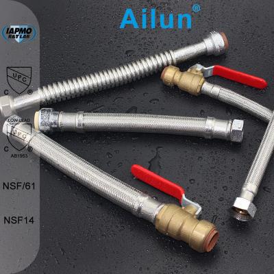 China Lead Free Factory Directly Supply Best Selling cUPC NSF Approved Lead Free Brass Hose for sale