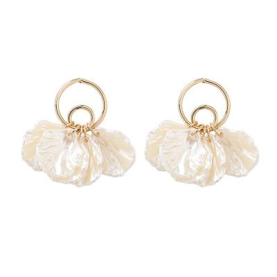 China 44 Styles Casual/Sporty Earrings For Sweet Flower Brincos de D'oreille Femme 2020 Shell Buckle Pendientes Girl Ear Jewelry Women's Earrings for sale