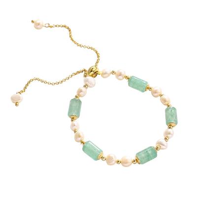 China Office/wh female chalcedony bracelet career version CSI minority design high sense of temperament retro Korean net red super fairy bead bracelet for sale