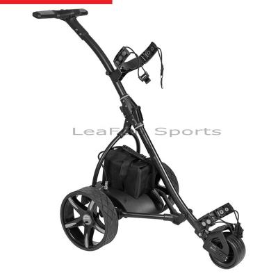 China Power Off- Letting Go Automatic Cut Out Charger To Prevent Over Charging And Battery Damage Electric Golf Trolley With Aluminum Frame And Freewheels for sale