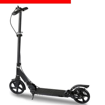 China Brand New Folding Adult Youth Kick Scooter with Disc Hand Brake, Big Wheels Dual Suspension Commuter Scooter, Height Adjustable for sale