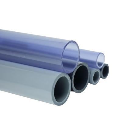 China Giving PVC Water Pipe Diameter 20Mm-160Mm ASTM Large Clear PVC Hose Pipe 1 2 3 4 5 6 Inch Plastic Clear Transparent PVC Water Pipes for sale