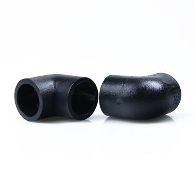 China Hot Selling PE Pipe Plug Factory Direct Sales Fit High Quality PE 90 Degree Elbow for sale