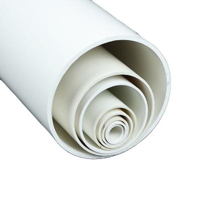 China 12inch Diameter Flame Retardant Porcelain Insulation and Underground Water Supply Prices Large Diameter PVC Bottom Pipe for sale