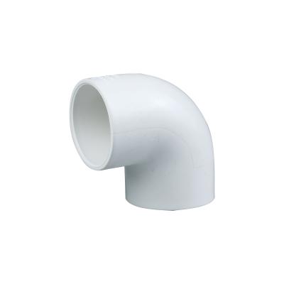 China DIANHUAI 1 Inch SCH40 PVC Elbow Corrosion Resistant PVC PVC-U Pipe Fitting PN 10 DIN 90 Degree ELBOW for sale