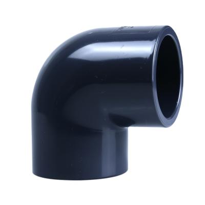 China Durable And Corrosive Resistance Factory Price Lots Stock ASTM SCH40 PVC Pipe Fittings PVC Elbows Elbow 90 Degrees For Sale for sale