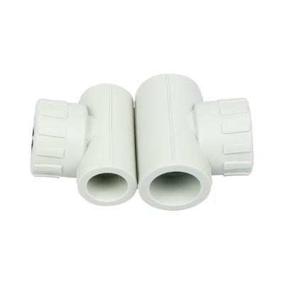 China Ppr Made In China Plastic Tube PPR Pipe Fittings China Factory Low Price High Quality PPR Inner 90 Degree Thread Tee for sale