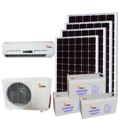 China Hotel/Household/Home 100% Off-Grid Energy Saving 12000 Btu Inverter 48V Solar Air Conditioner For Sale for sale