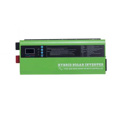 China Home Solar Power System Hot Sale 4kVA 5kVA Pure Sine Wave Hybrid Inverter With MPPT Solar Charger Controller for sale