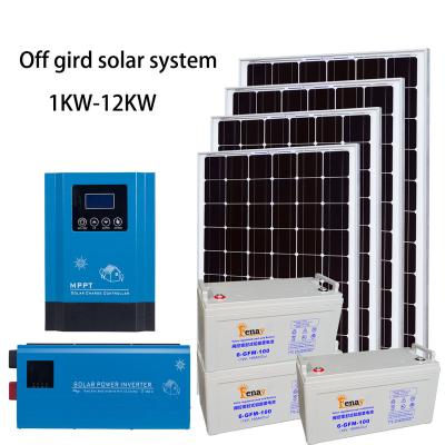 China Home Off Grid Power 5 Kw Solar System Kit Price 5000w Full Solar Kit for sale