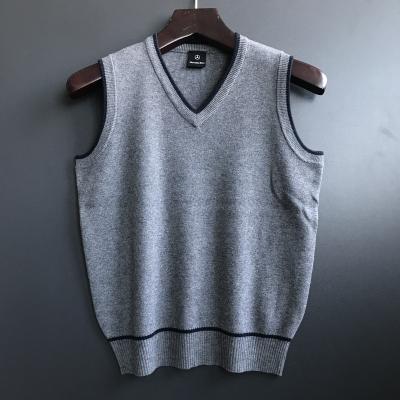 China Anti-Shrinkage To Figure New V Neck Custom Woolen Vest Mens Vest Retro Vest College Style Sweater JK Sleeveless Vest for sale