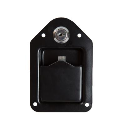 China Small Black Carbon Steel Panel Electric Cabinet Lock For Silent Generator Sets for sale