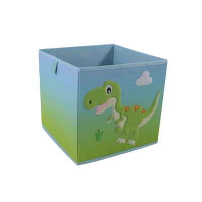 China Europe and America sublimation home storage box decorative fabric folding storage box with lid for sale