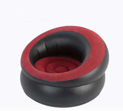 China Factory sales of SOFA BED assembling inflatable sofa with footrest air sofa chair inflatable sofa chair with for sale