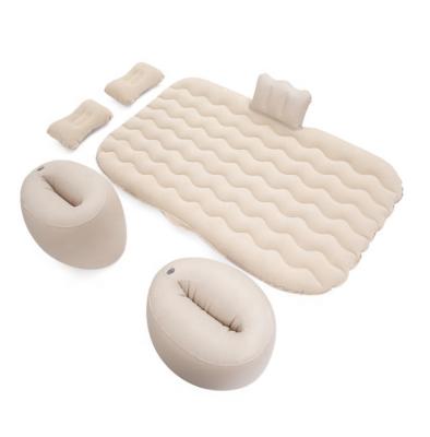 China Perfect For Personal Use Hot Sale Adult Sized Inflatable Car Bed Air Bed Pull Out Chair Bed With Air Pump for sale