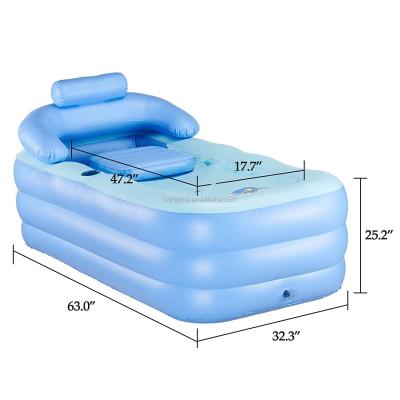 China Perfect for Folding Personal Portable Spa Hot Use Quality Large Plastic Inflatable Bathtub for Adult for sale