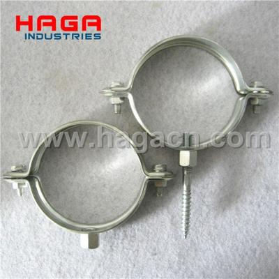 China Slot Ring Pipe Hanger Hinged Split Ring Hanger Flange Malleable Iron Split Ring Hanger for sale