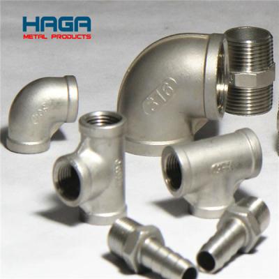 China Stainless Steel Pipe Fittings NPT Threaded Equal for sale