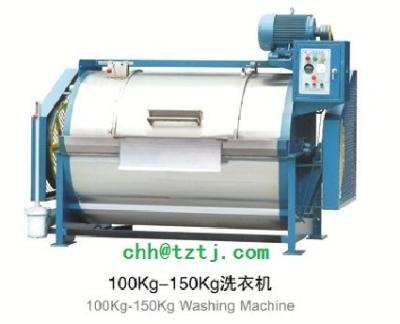 China Industrial washing machine 100Kg price ，Horizontal roller washing machine for sale