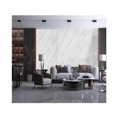 China Large Format Wall Panel Modern Thin Artificial Agglomerated Stone Slab For TV Background Wall for sale