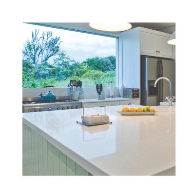 China Modern Premium Quality Pure White Quartz Kitchen Countertops for sale