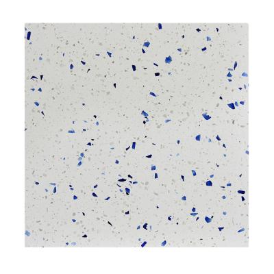 China Modern Cheap White Terrazzo Tiles Flooring Stone Grading for sale