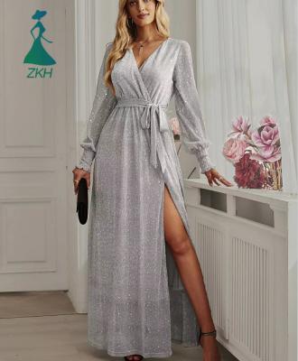 China 2023 new fashion trend anti-static mid length women dresses light high quality ladies dress sexy high end party dress for girls for sale