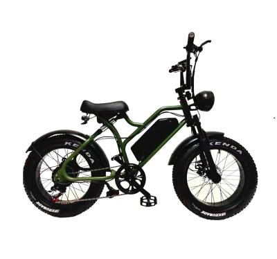 China Cheap 20 Inch Fat Tire Electric Snow E Bike Ebike Sports Electric Chopper Bike Bicycle Full Suspension for sale