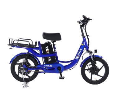 China New Design Carbon Steel China Factory Cargo Ebike For Food Delivery Strong Power E Cargo Bike for sale