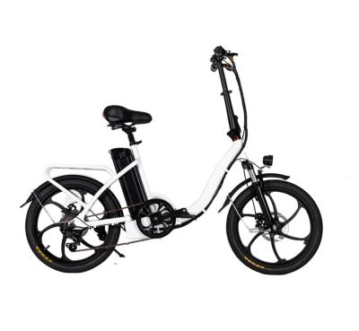 China Aluminum Alloy Aluminum Frame 350w 48v Folding Ebike Woman/Foldable Urban Ladies Electric City Swap E Bike Bicycle for sale