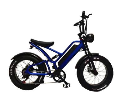 China Hot Sale 48v 500w 750w 1000w Sports Full Suspension Electric Bicycle E Bike Fat Tire Fat Bike Snow Beach For Adult for sale