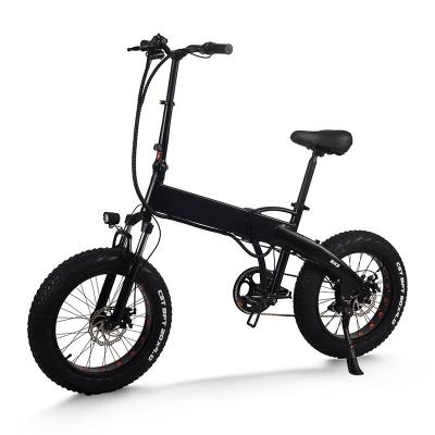 China New Aluminum Alloy Multipurpose 48V 350W/500W Fat Tire Bicycle Folding Model Electric Bike For All Terrian Road for sale