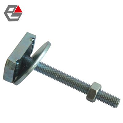 China Galvanized Steel Carbon Steel T-bolt With Washer And Nut Customized Bolt for sale