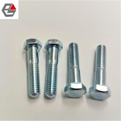 China ASTM Customized Galvanized Steel Thread Carbon Steel Hex Head Specail End Bolt for sale