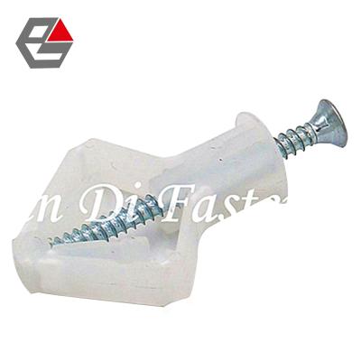 China Nylon Plastic Nylon Wing Toggle Anchor with Screws for sale