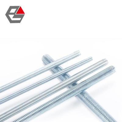 China GALVANIZED DIN975 DIN976 Threaded Rods Carbon Steel Galvanized Threaded Bar for sale