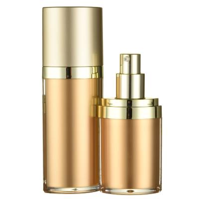 China Eye Shape Acrylic Cosmetic Bottle with 61*42mm Bottle Size Sealing Type Pump Sprayer for sale