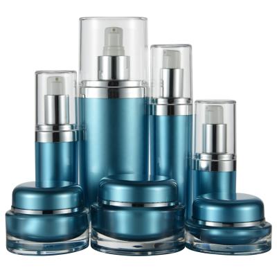 China Custom Oval Shape Acrylic Bottle 15ml 30ml 60ml for Industrial Skin Care Serum for sale