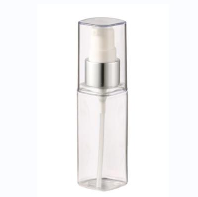 Chine Bouteille de forme carrée de 50 ml pour parfum en couleur personnalisée et en PETG à vendre