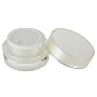 China PMMA Base Material 50g Cream Jar For Luxury Cosmetic Packaging for sale